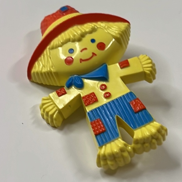 Vintag 70s Avon Peter Patches Scarecrow Collectible Fragrance Glace Pin Pals - Picture 4 of 10